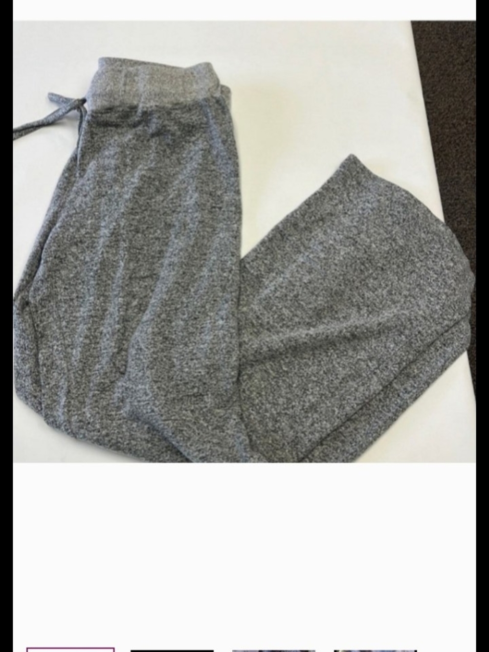 Altar'd State Heather Gray Soft Relaxed Stretchy Knit Pants